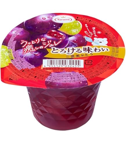 Amazon.co.jp: たらみ とろける味わい ご褒美ぶどう 200g×6個 : 食品